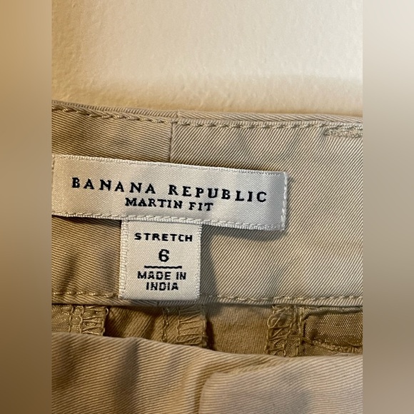 - Banana Republic “Martin Fit” Woman’s Stretch Straight Leg Khakis Size 6 - Picture 2 of 12